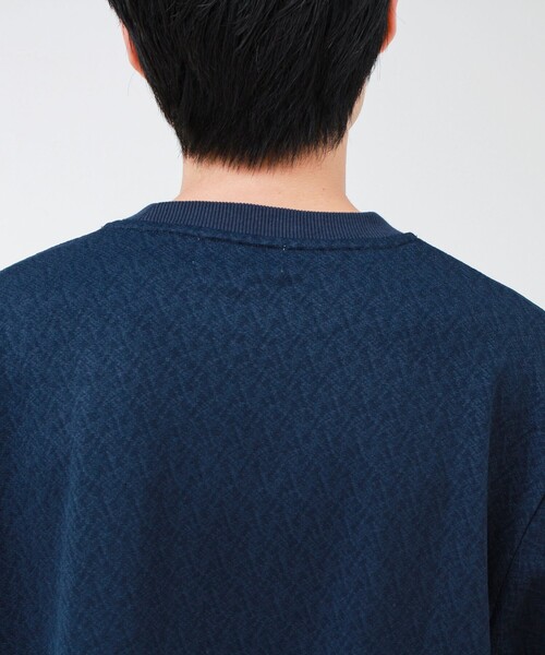 GLOSTER(グロスター)の「ウォールジャガード リンクス クルーネック ロンT(Tシャツ/カットソー・メンズ・グレー/ブラウン/ネイビー・S/M/L)」の12枚目の写真