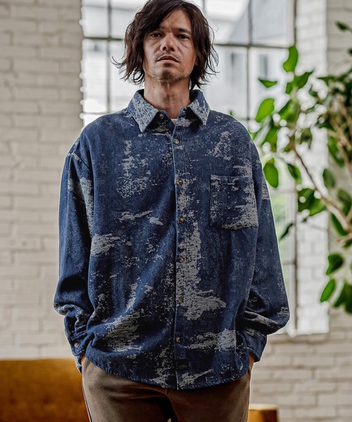 予約商品】デニムジャケット（その他総柄）ファッション通販 - ZOZOTOWN