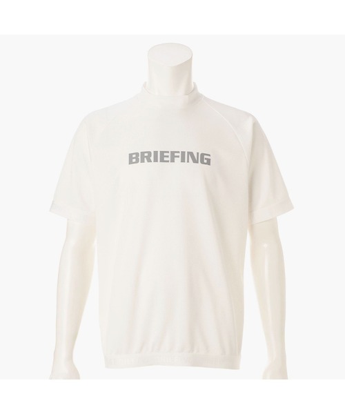 BRIEFING(ブリーフィング)の「【BRIEFING GOLF/ブリーフィングゴルフ】REF MEN’S HEM LOGO HIGHNECK (リラックスフィット)(Tシャツ/カットソー・メンズ・チャコール/ホワイト/ネイビー・M/L)」の2枚目の写真
