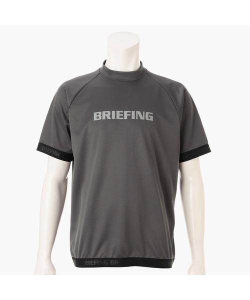 BRIEFING(ブリーフィング)の「【BRIEFING GOLF/ブリーフィングゴルフ】REF MEN’S HEM LOGO HIGHNECK (リラックスフィット)(Tシャツ/カットソー・メンズ・チャコール/ホワイト/ネイビー・M/L)」の3枚目の写真