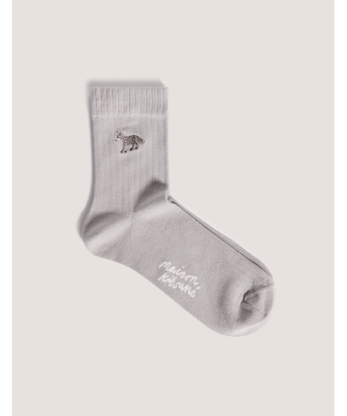 Maison Kitsune(メゾンキツネ)の「BABY FOX SOCKS(ソックス/靴下・メンズ・グレー系その他・M/S)」の1枚目の写真