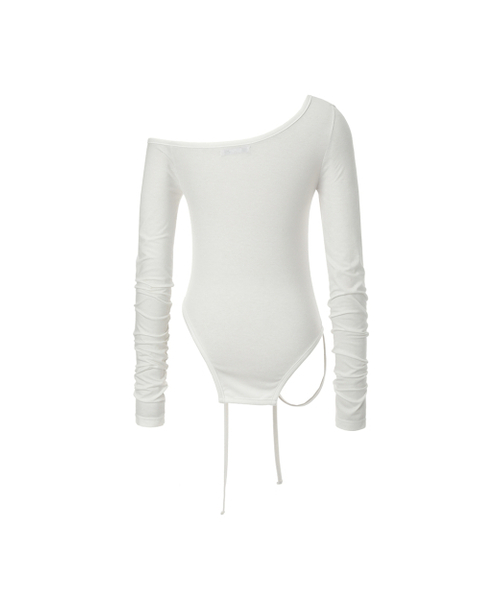 KHAKIPOINT(カーキポイント)の「Extended Strap Top (white)(Tシャツ/カットソー・レディース・その他・FREE)」の4枚目の写真