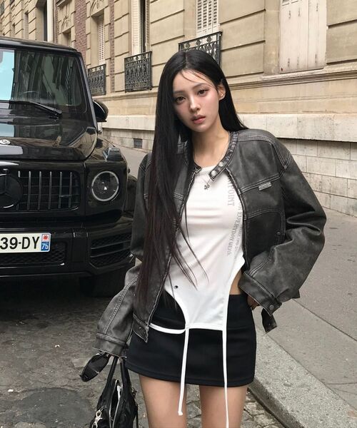 KHAKIPOINT(カーキポイント)の「Extended Strap Top (white)(Tシャツ/カットソー・レディース・その他・FREE)」の2枚目の写真