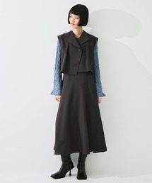 STUDIOUS | 【STUDIOUS/ステュディオス】Layered Panel Dress/レイヤードパネルドレス/ウォッシャブル/首紐取り外し可/マルチウェイ(ジャンパースカート)