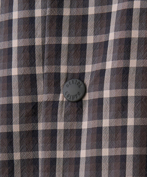 DANTON(ダントン)の「Men's Nylon Taffeta Regular Collar Shirt(シャツ/ブラウス・メンズ・ブルー系その他5/ブラック系その他・44/42/40/38)」の8枚目の写真