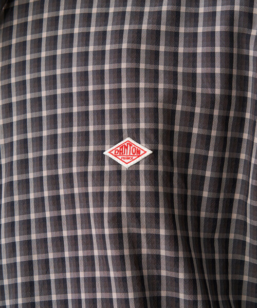 DANTON(ダントン)の「Men's Nylon Taffeta Regular Collar Shirt(シャツ/ブラウス・メンズ・ブルー系その他5/ブラック系その他・44/42/40/38)」の9枚目の写真