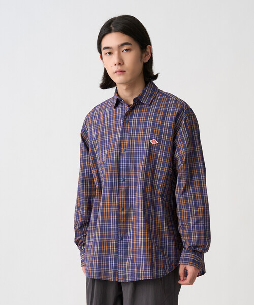 DANTON(ダントン)の「Men's Nylon Taffeta Regular Collar Shirt(シャツ/ブラウス・メンズ・ブルー系その他5/ブラック系その他・44/42/40/38)」の10枚目の写真