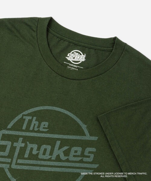 Saturdays NYC(サタデーズ ニューヨークシティ )の「The Strokes for Saturdays NYC Official T-shirt(Tシャツ/カットソー・メンズ・グリーン・L)」の3枚目の写真