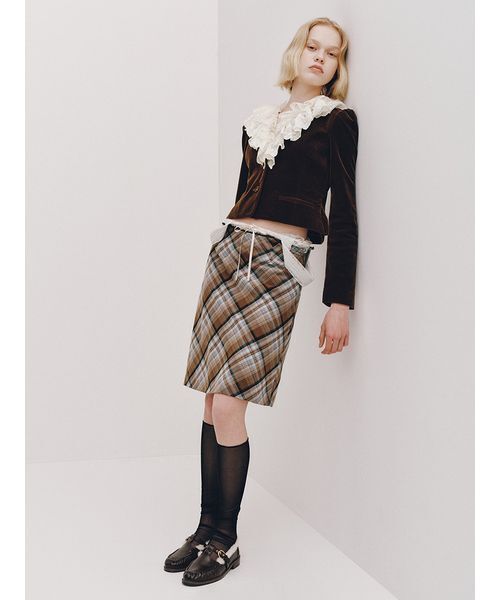 LILY BROWN（リリーブラウン）の「【Anniversary Edition】フレンチレースキャミトップス（シャツ/ブラウス・レディース・ライトブルー/クリーム・F）」の12枚目の写真