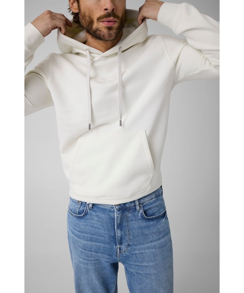 Guess(ゲス)の「LOGO Classic Hoodie パーカー ロゴパーカー(パーカー・メンズ・ブラック/ホワイト・X-LARGE/LARGE/MEDIUM/SMALL)」の4枚目の写真