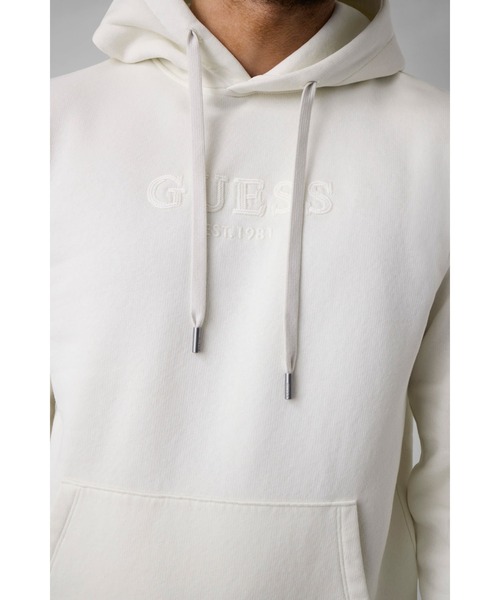 Guess(ゲス)の「LOGO Classic Hoodie パーカー ロゴパーカー(パーカー・メンズ・ブラック/ホワイト・X-LARGE/LARGE/MEDIUM/SMALL)」の7枚目の写真