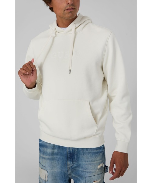 Guess(ゲス)の「LOGO Classic Hoodie パーカー ロゴパーカー(パーカー・メンズ・ブラック/ホワイト・X-LARGE/LARGE/MEDIUM/SMALL)」の8枚目の写真