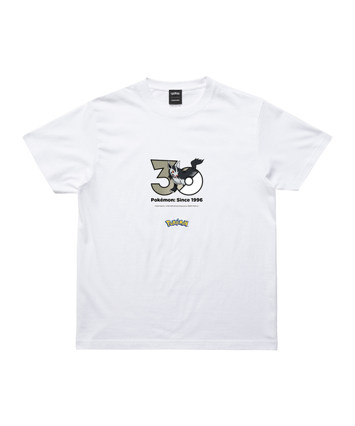 ZOZOSPOT(ゾゾスポット)の「Pokemon 30th Anniversary 1025 T-shirt 「グラエナ」(Tシャツ/カットソー・レディース・ホワイト・SMALL/MEDIUM/LARGE/X-LARGE/XX-LARGE/XXX-LARGE/100cm/110cm/120cm/130cm/140cm/150cm/160cm)」の1枚目の写真