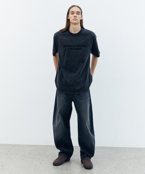 BOOVOOM（ブーブーム）の「[ビッグサイズ]リディファインドストーンウォッシュエンボディTシャツ（Tシャツ/カットソー・メンズ・グリーン/ブラック・XXXL/XXL/XL）」の12枚目の写真