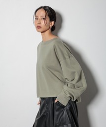 【HEREIAM】スタッズオフショルスウェット