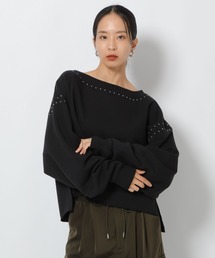 HEREIAM | 【HEREIAM】スタッズオフショルスウェット(スウェット)