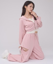 side ribbon sweat pants / サイドリボンスウェットパンツ