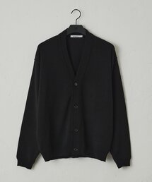 ベロアタッチニットカーディガン