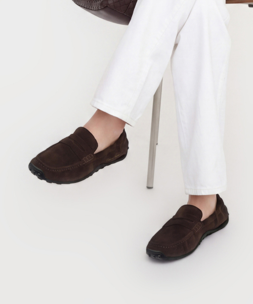 VICTORIA SHOES(ヴィクトリアシューズ)の「ヴィクトリア ジェニト スエード バブーシュ ローファー (1160103-MARRON)(バレエシューズ・レディース・その他・40/38/39/41/36/37)」の1枚目の写真