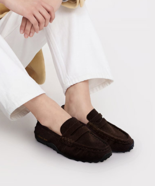 VICTORIA SHOES(ヴィクトリアシューズ)の「ヴィクトリア ジェニト スエード バブーシュ ローファー (1160103-MARRON)(バレエシューズ・レディース・その他・40/38/39/41/36/37)」の2枚目の写真