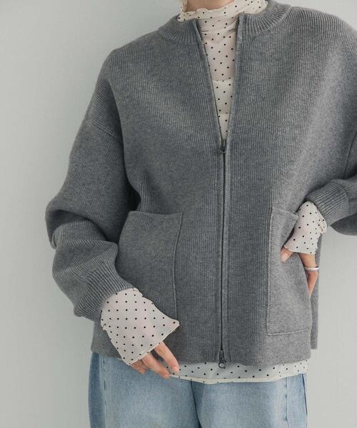 URBAN RESEARCH DOORS（アーバンリサーチドアーズ）の「ハイネックチュールインナー（Tシャツ/カットソー・レディース・オフホワイト/ドット/ブラウン・FREE）」の14枚目の写真