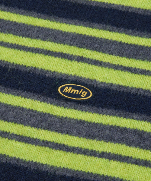 MMLG(エムエムエルジー)の「AURORA STRIPE KNIT (NAVY)(ニット/セーター・レディース・その他・LARGE/SMALL/MEDIUM/X-LARGE)」の5枚目の写真