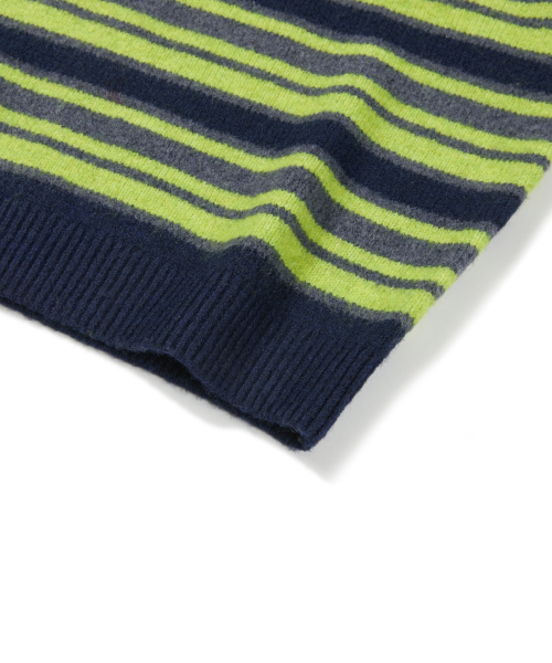 MMLG(エムエムエルジー)の「AURORA STRIPE KNIT (NAVY)(ニット/セーター・レディース・その他・LARGE/SMALL/MEDIUM/X-LARGE)」の7枚目の写真