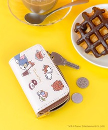 FLAPPER（フラッパー）の「FLAPPER フラッパー: トムとジェリー カフェモチーフ  キーコインケース　ミニ財布（キーケース/キーアクセサリー）」