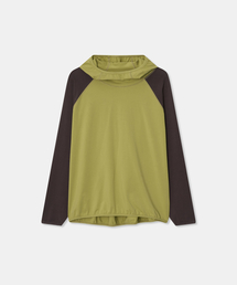 THEENDQUESTION（ジエンドクエスチョン）の「ハイテンションフード付きTシャツ / イエロー（パーカー）」