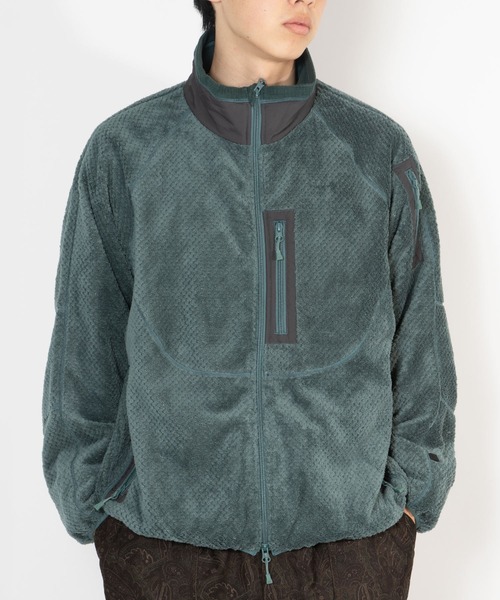 DAIWA PIER39(ダイワピア39)の「TECH MIL FLEECE JACKET BJ-70026W(ブルゾン・メンズ・グリーン/ブラック・LARGE/X-LARGE/SMALL/MEDIUM)」の2枚目の写真