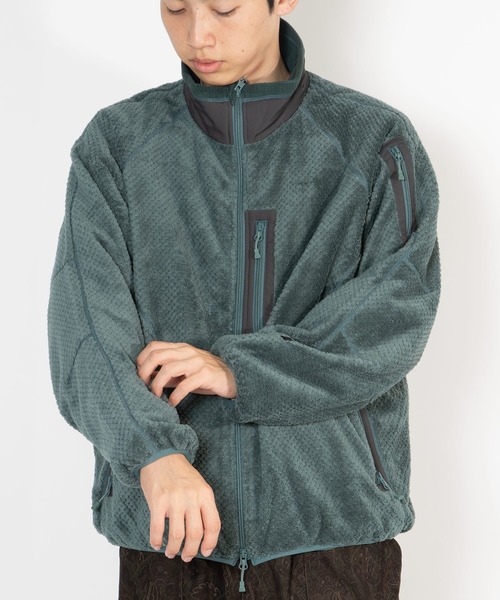 DAIWA PIER39(ダイワピア39)の「TECH MIL FLEECE JACKET BJ-70026W(ブルゾン・メンズ・グリーン/ブラック・LARGE/X-LARGE/SMALL/MEDIUM)」の3枚目の写真