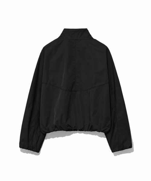 MOAA(モア)の「スタンドカラークロップドナイロンジャケット(ブラック)(ナイロンジャケット・レディース・その他・SMALL/MEDIUM)」の2枚目の写真