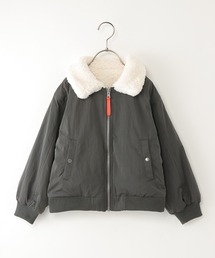 ikka（イッカ）の「リバーシブルボアブルゾン（110~160cm）（ブルゾン）」