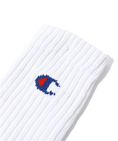 Champion(チャンピオン)の「WEGO/Champion 3Pソックス(ソックス/靴下・メンズ・ホワイト・MEDIUM)」の2枚目の写真