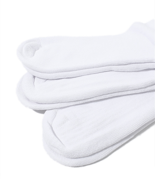 Champion(チャンピオン)の「WEGO/Champion 3Pソックス(ソックス/靴下・メンズ・ホワイト・MEDIUM)」の3枚目の写真