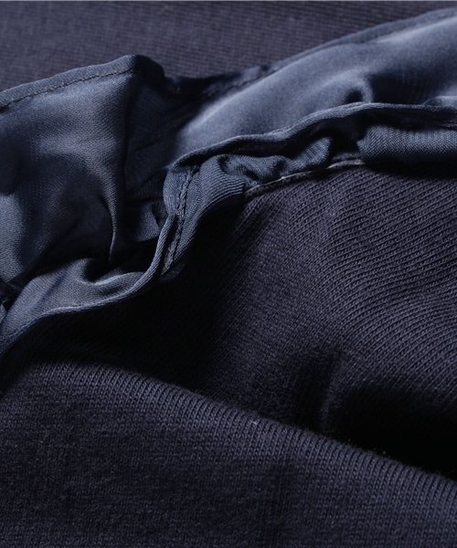 REAL CUBE（リアルキューブ）の「チュールスリーブロゴトップス（タンクトップ・レディース・カーキ/ネイビー/オフホワイト/グレー・M）」の9枚目の写真