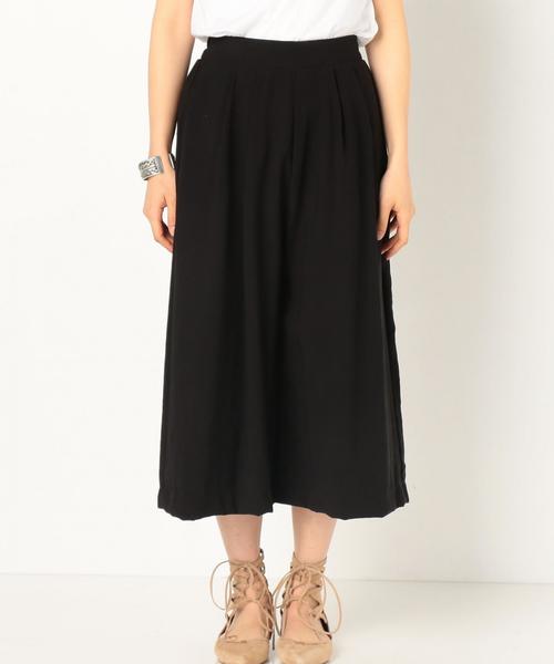 Another Edition（アナザーエディション）の「レーヨンワイド八分パンツ/AEBC R WID ８ブ◆（その他パンツ・レディース・オフホワイト/ブラック/ベージュ・FREE）」の5枚目の写真