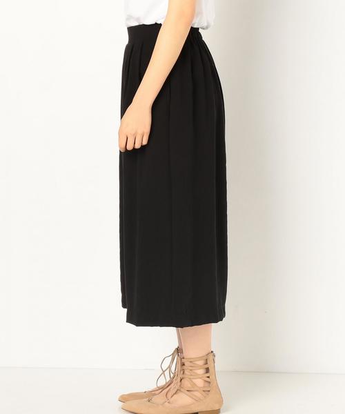 Another Edition（アナザーエディション）の「レーヨンワイド八分パンツ/AEBC R WID ８ブ◆（その他パンツ・レディース・オフホワイト/ブラック/ベージュ・FREE）」の6枚目の写真