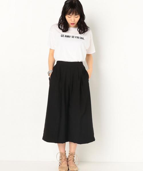 Another Edition（アナザーエディション）の「レーヨンワイド八分パンツ/AEBC R WID ８ブ◆（その他パンツ・レディース・オフホワイト/ブラック/ベージュ・FREE）」の7枚目の写真