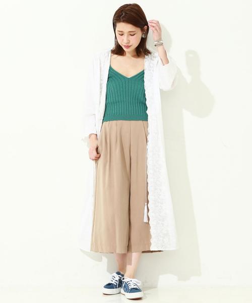 Another Edition（アナザーエディション）の「レーヨンワイド八分パンツ/AEBC R WID ８ブ◆（その他パンツ・レディース・オフホワイト/ブラック/ベージュ・FREE）」の18枚目の写真