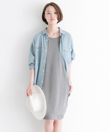 URBAN RESEARCH | UR TRベア裏毛クルーネックワンピース	(ワンピース)
