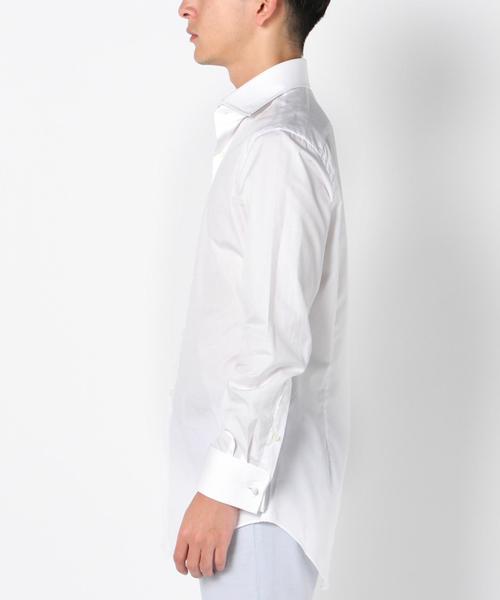 SHIPS（シップス）の「SD: 【ダブルカフス】 ブロード ソリッド シャツ（シャツ/ブラウス・メンズ・ホワイト・40/37/38/39）」の2枚目の写真