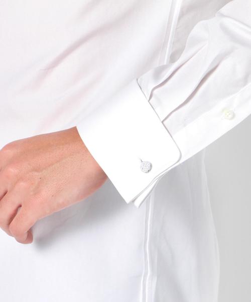 SHIPS（シップス）の「SD: 【ダブルカフス】 ブロード ソリッド シャツ（シャツ/ブラウス・メンズ・ホワイト・40/37/38/39）」の5枚目の写真