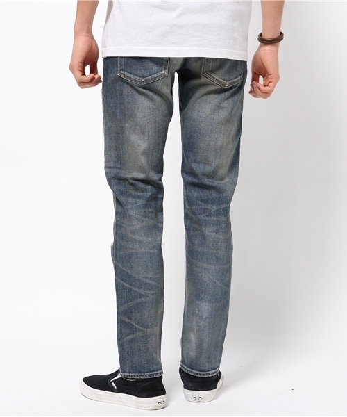 COLLARS（カラーズ）の「【COLLARS/ カラーズ】月本光政着用12.5ozセルビッチストレッチデニム 5ポケットジーンズ（デニムパンツ・メンズ・ライトインディゴブルー・L/M/XL）」の13枚目の写真