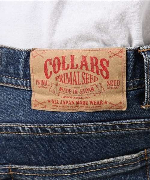 COLLARS（カラーズ）の「【COLLARS/ カラーズ】月本光政着用12.5ozセルビッチストレッチデニム 5ポケットジーンズ（デニムパンツ・メンズ・ライトインディゴブルー・L/M/XL）」の8枚目の写真