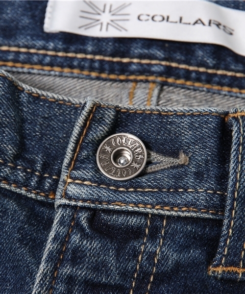 COLLARS（カラーズ）の「【COLLARS/ カラーズ】月本光政着用12.5ozセルビッチストレッチデニム 5ポケットジーンズ（デニムパンツ・メンズ・ライトインディゴブルー・L/M/XL）」の2枚目の写真