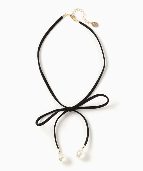 Heather（ヘザー）の「アソートリボンチョーカー　728985（チョーカー・レディース・レッド/レッド系その他/ホワイト×ブラック/ブラック/チャコールグレー・FREE）」の2枚目の写真