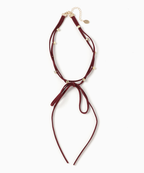 Heather（ヘザー）の「アソートリボンチョーカー　728985（チョーカー・レディース・レッド/レッド系その他/ホワイト×ブラック/ブラック/チャコールグレー・FREE）」の4枚目の写真