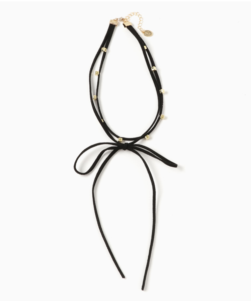 Heather（ヘザー）の「アソートリボンチョーカー　728985（チョーカー・レディース・レッド/レッド系その他/ホワイト×ブラック/ブラック/チャコールグレー・FREE）」の3枚目の写真