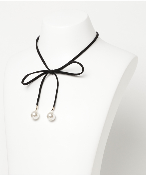 Heather（ヘザー）の「アソートリボンチョーカー　728985（チョーカー・レディース・レッド/レッド系その他/ホワイト×ブラック/ブラック/チャコールグレー・FREE）」の7枚目の写真